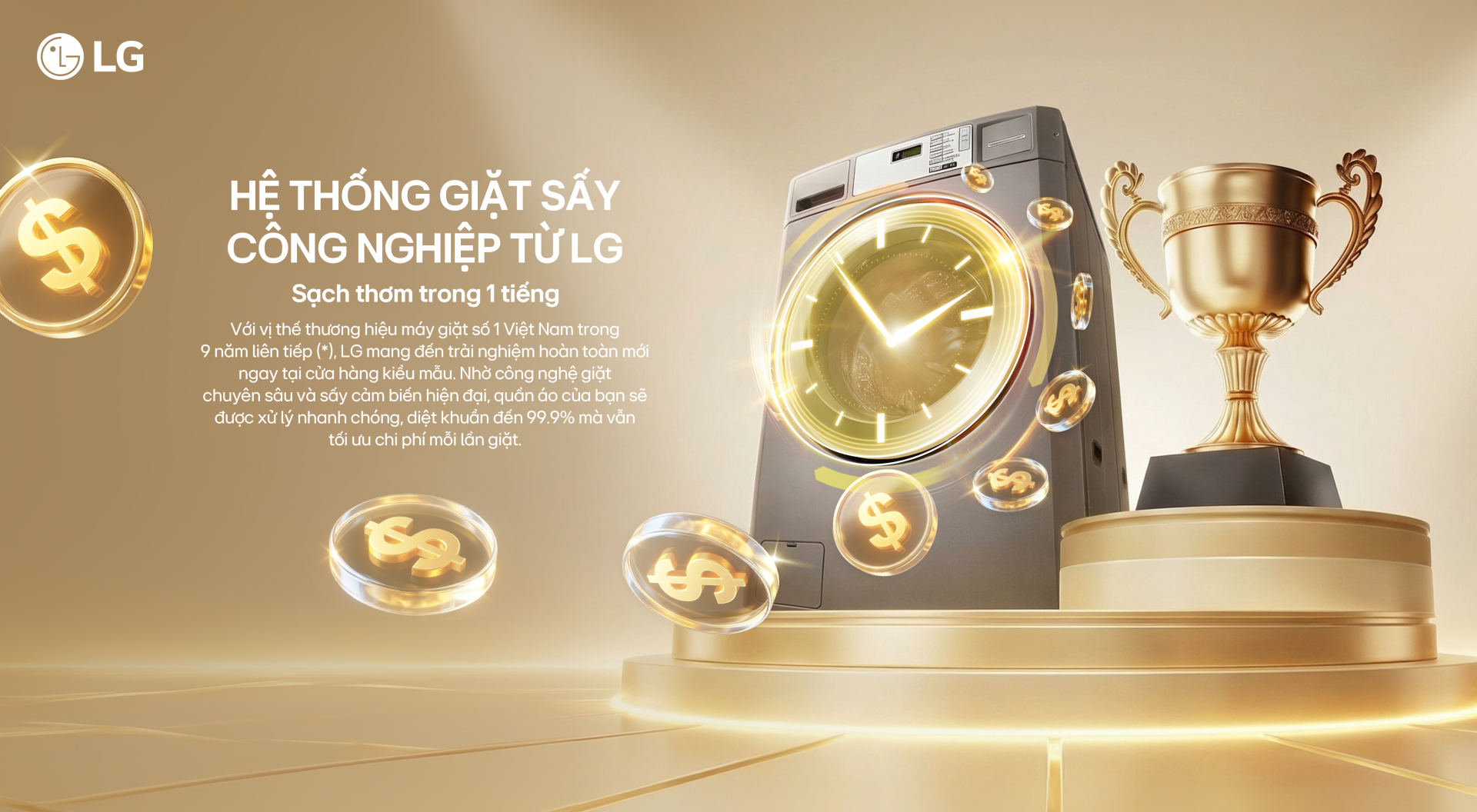 hội thảo giặt sấy tự động LG